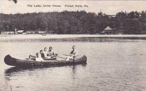 Pennsylvania Forest Park The Lake Unity House  Albertype