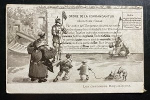 Mint France Picture Postcard The Last requisitions Injured Soldiers