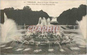 Postcard Old Versailles Latona fountain Fountains