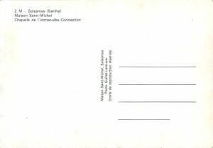 Religion Maison Saint-Michel Chapelle de l'Imaculee Conception Postcard