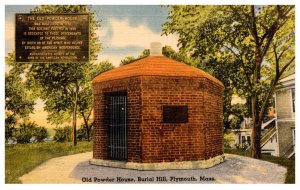 Massachusetts Plymouth Old Powder House , Burial Hill