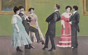 The Quadrille Dance Dancing Ballroom Almost Morris Comic Humour Postcard