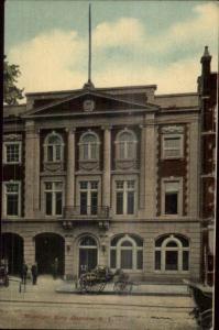 Oneonta NY Municipal Bldg Fire Dept c1910 Postcard