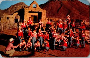 Tucson Arizona Boys Chorus Adobe Church Old Tucson Vintage Postcard G44