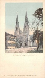 CATHEDRAL OF ST. JOHN SAVANNAH GEORGIA POSTCARD (1902)