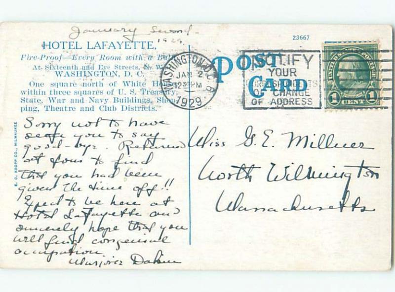 W-Border LAFAYETTE HOTEL Washington DC W5189