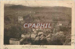 Old Postcard Molitg les Bains and the Village