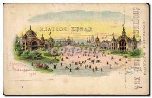 Old Postcard Paris Universal Exhibition of 1900 Champ de Mars