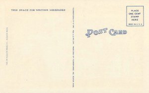 Augusta Maine St Mark's Church and Rectory Linen Postcard Unused