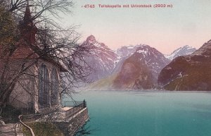 Tellskapelle Urirotstock Switzerland Old Postcard