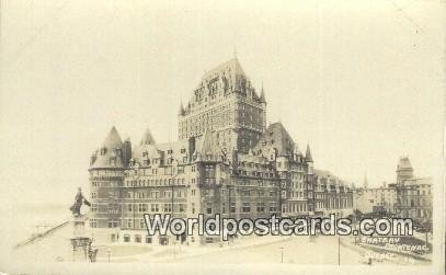 Chateau Frontenac Quebec Canada Unused 