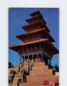 Postcard Nyatapola Temple, Bhaktapur, Nepal