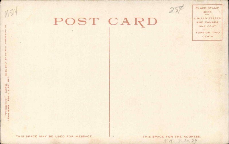 Yellowstone Park Wyoming WY Jupiter Terrace 8800 Detroit Pub c1910 Postcard