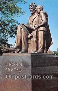 Lincoln & Tad Des Moines, Iowa, USA Unused 