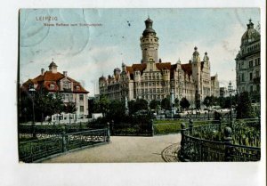 3131505 GERMANY LEIPZIG Neues Rathaus Vintage postcard