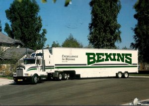Trucks Bekins Moving B & B Transfer and Storage West Des Moines Iowa 1994