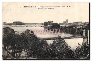 Postcard Old Towers I and L Panoramic view on the Loire