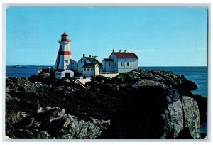 1965 Head Harbor Lighthouse Campobello Island New Brunswick Canada Postcard