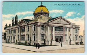 McALESTER, OK Oklahoma ~ First BAPTIST  CHURCH c1910s Pittsburg  Postcard