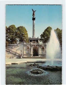 Postcard Fredensengel, Munich, Germany