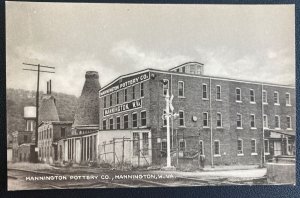 Mint Usa Real Picture Postcard Mannington Pottery Co West Virginia