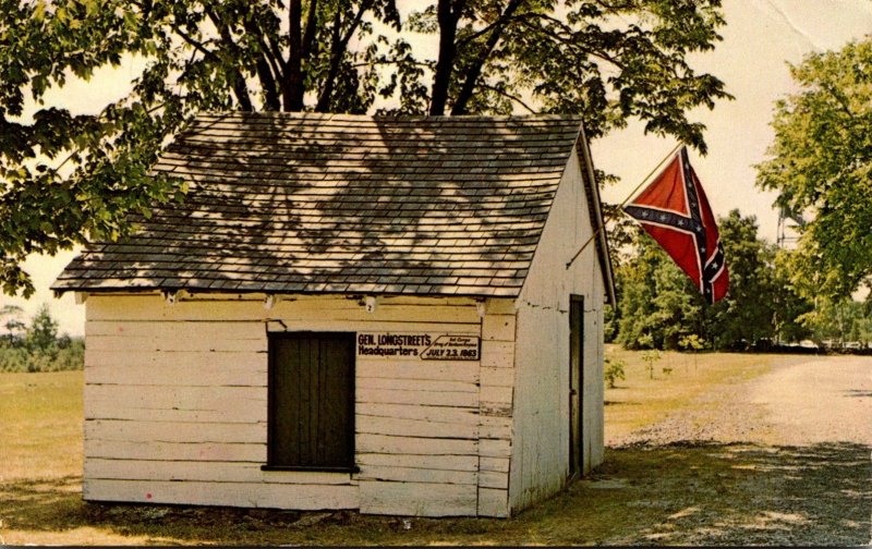 Pennsylvania Gettysburg General James Longstreet's Headquarters 1979