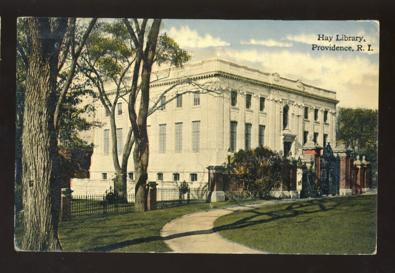 Providence, Rhode Island/RI Postcard, Hay Library