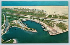 Postcard NC Oregon Inlet Fishing Center Outer Banks OBX Cape Hatteras c1966 N8