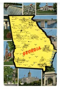 GA - Georgia Map