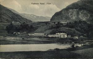 norway norge, FLÅM, Flåmsdalen, Fretheim Hotel (1910s) Postcard