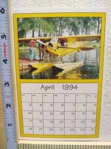 M-302520 AirShow '94 A Pier J-3 Cub April 1994 Calendar
