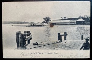 Vintage Postcard 1901-1907 Field's Point, Providence, Rhode Island