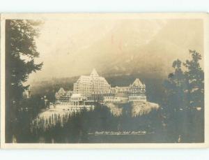 1920's rppc HOTEL SCENE Banff Alberta AB W0905
