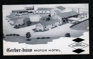 IN Gerber-haus Motor Hotel Motel FORT WAYNE INDIANA PC