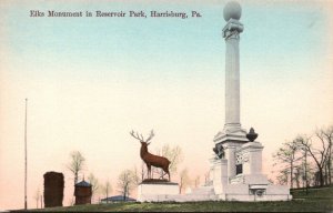 Pennsylvania Harrisburg Elks Monument In Reservoir Park