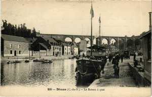 CPA DINAN - Le Bateau a quai (104298)