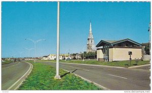 Street View , RIMOUSKI , Quebec  , Canada , 1950-60s #4