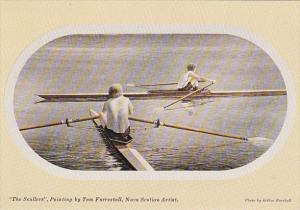 The Scullers by Tom Forrestall Nova Scotian Artist