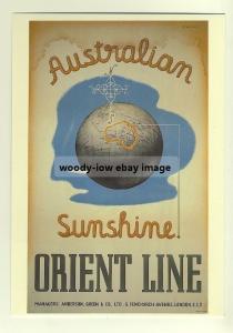 ad2192 - Orient Line , Australian Sunshine - modern poster advert postcard