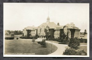 4891 - Canada MACDONALD COLLEGE Quebec. Real Photo Postcard