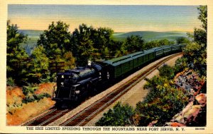 NY - Port Jervis. The Erie Limited train