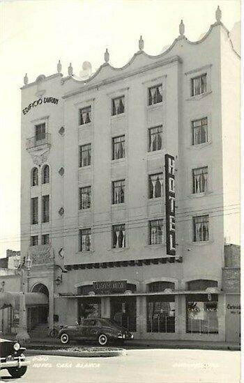 Mexico, Durango, Hotel Casa Blanca, RPPC