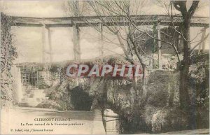 Old Postcard Clermont Ferrand Natural Bridge Fountain Petrifying