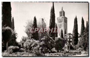 Old Postcard Marrakech Morocco Koutoubla