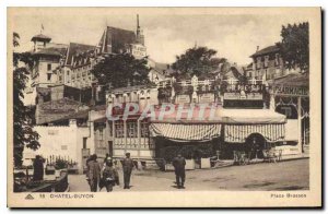 Old Postcard Chatel Guyon Brosson Place Pharmacy