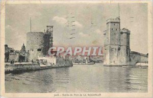 Postcard Old Entrance of the Port of La Rochelle