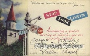 Religious 1951 postal used 1951