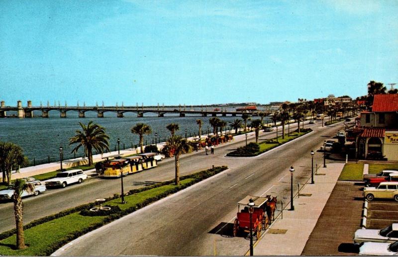 Florida St Augustine Matanzas Bay Front Overlooking Bridge Of Lions