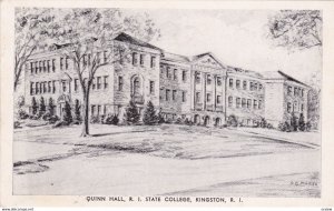 KINGSTON , Rhode Island , 1930s ; Quinn Hall , R.I. State College