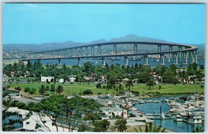 c1960s San Diego CA Coronado Bridge US Naval Air Station Army Force Base PC A241